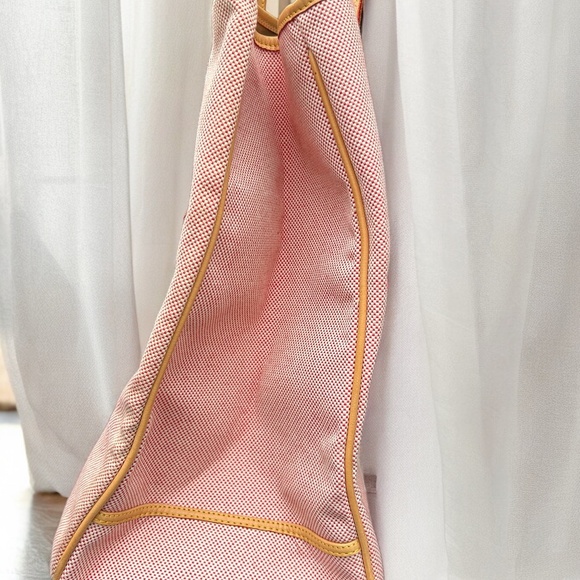 Dooney & Bourke Pink Canvas and Leather Tote - Picture 5 of 14